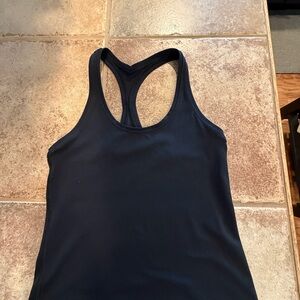 Lulu Black Racerback Tank Top